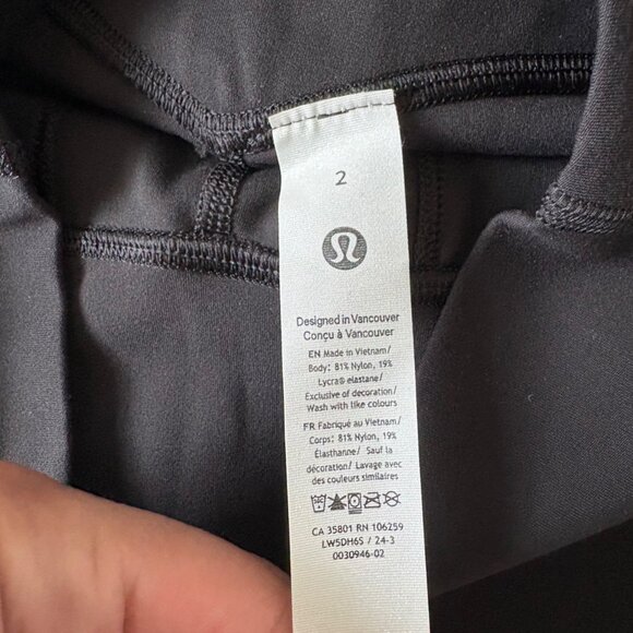 Lululemon Athletic Align High Rise Jogger Pants Black NWT Women’s Size 2 - Picture 8 of 9